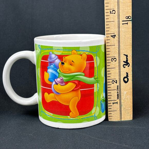 Vintage Winnie the Pooh Tigger Piglet Christmas Holiday Disney Gift Coffee Mug - Picture 6 of 6